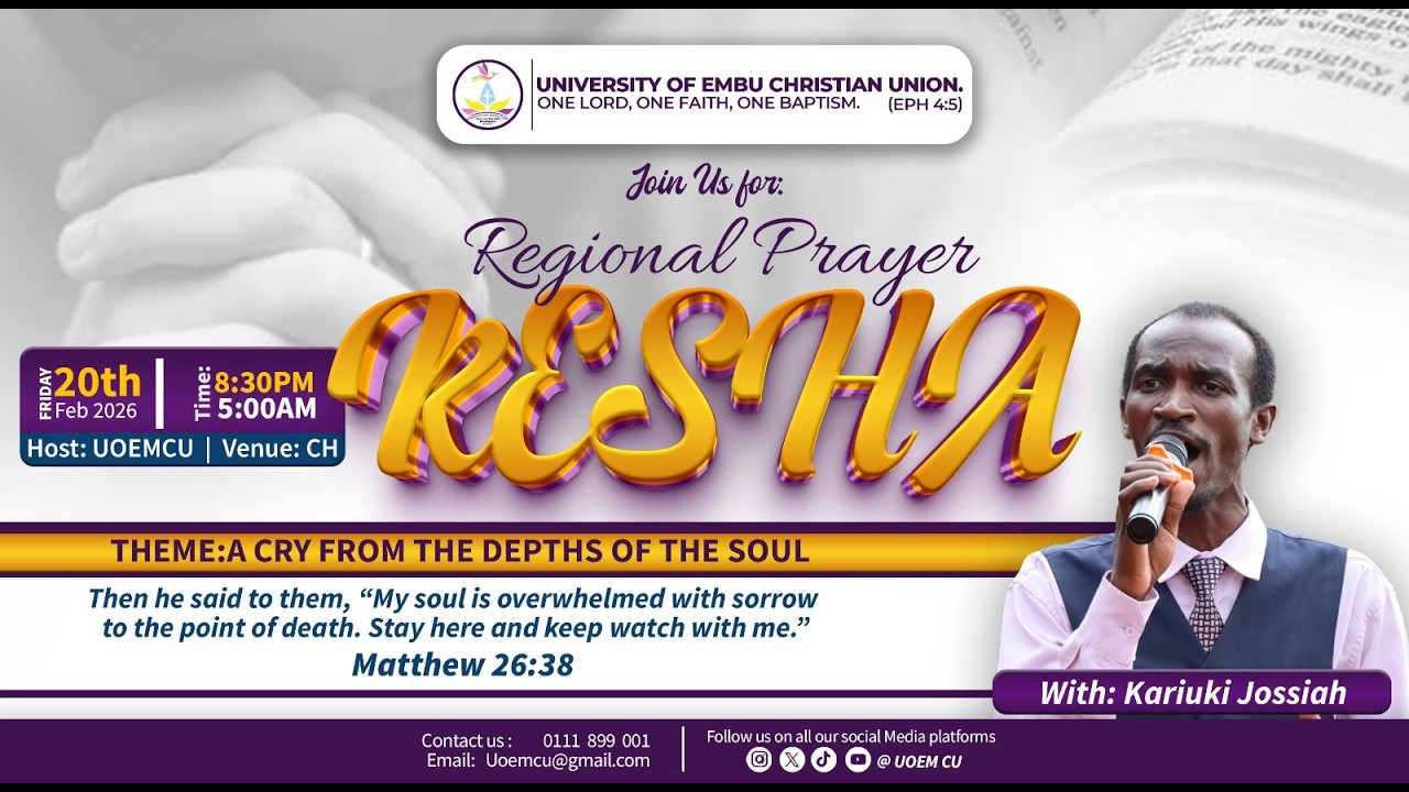 REGIONAL PRAYER KESHA || A CRY FROM THE DEPTHS OF THE SOUL || 20\02\2026