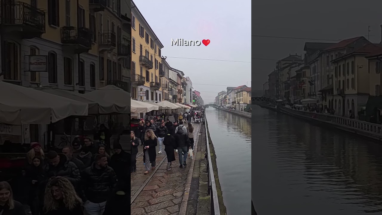 Discovering Naviglio Grande 🚶&zwj;♀️🌿 Milan&rsquo;s Perfect Walk #NaviglioGrande #MilanVibes #ExploreMilan