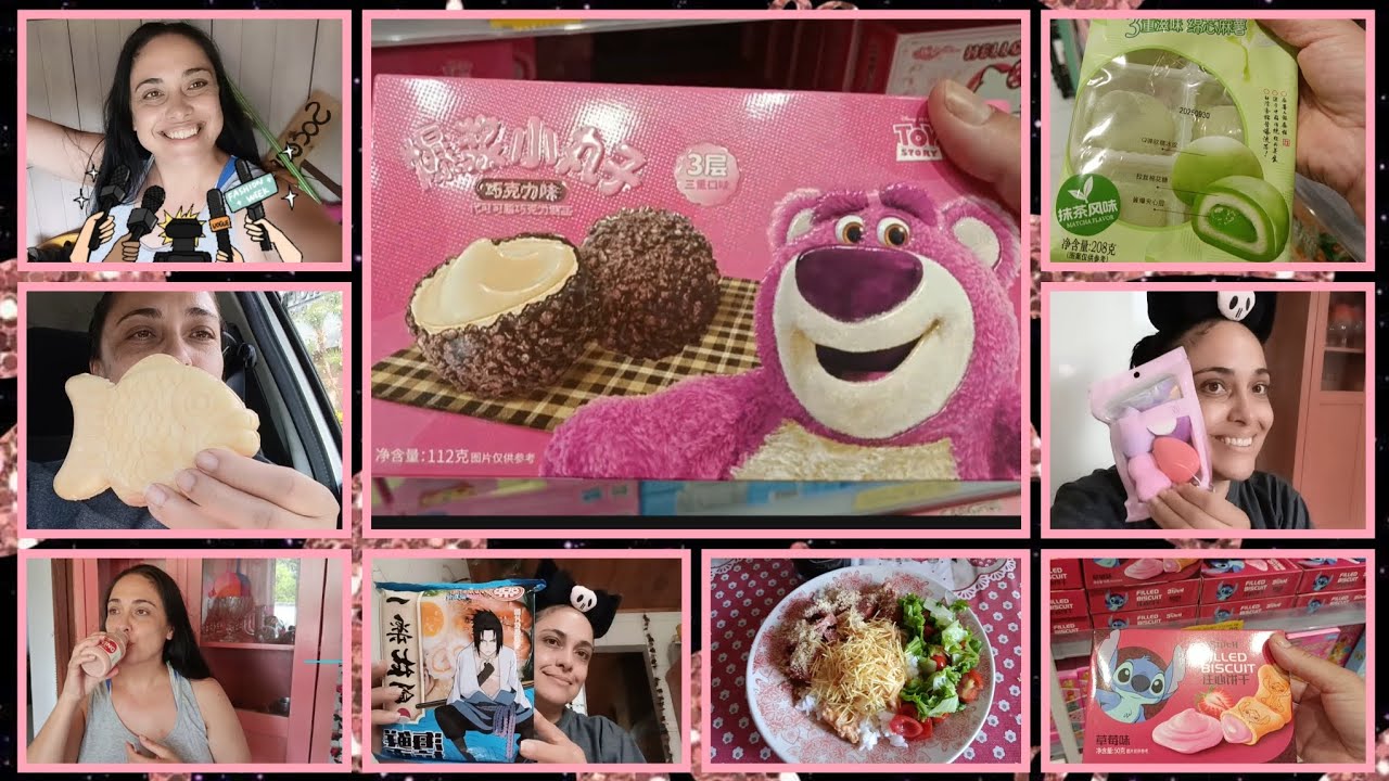 Vlog conheci loja asiática, esperementei alguns docinhos bebidas 🤮fiz estrogonofe de frango mercado 