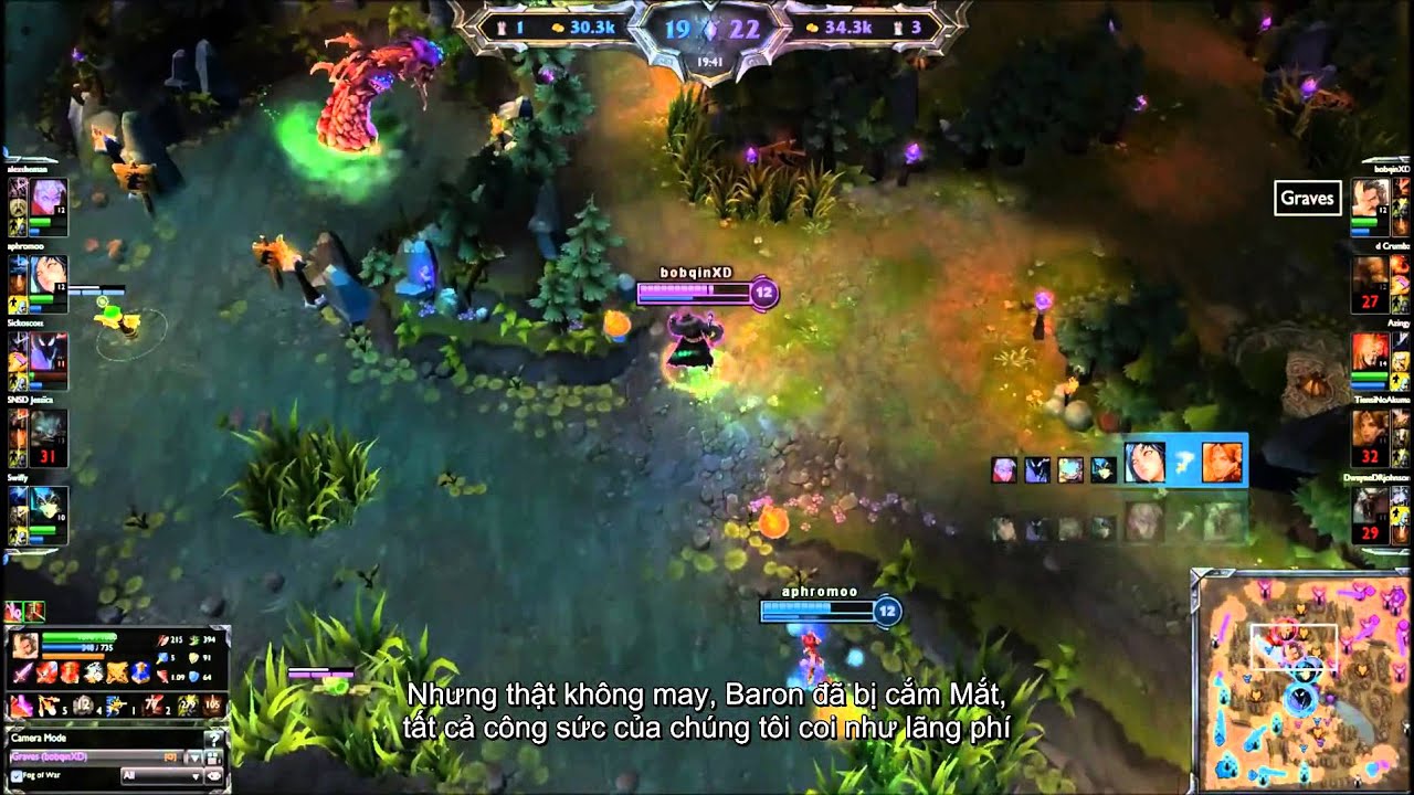 [Mẹo chơi LMHT] TnA ~ M&aacute;nh v&agrave; Mẹo phần 66 (vietsub) - Một m&igrave;nh ti&ecirc;u diệt Baron