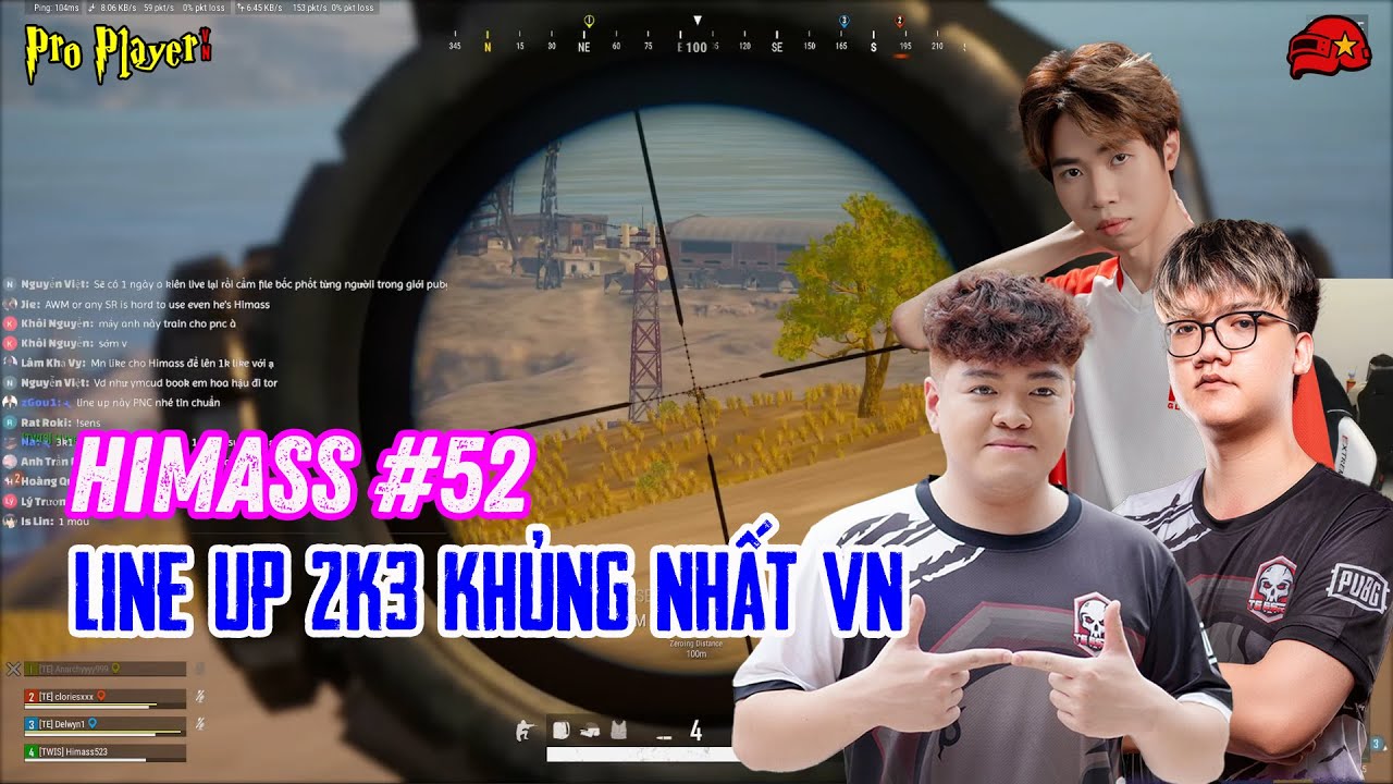 PUBG PC I AGAL_Himass #52 I Line up 2k3 càn quét bản đồ Miramar