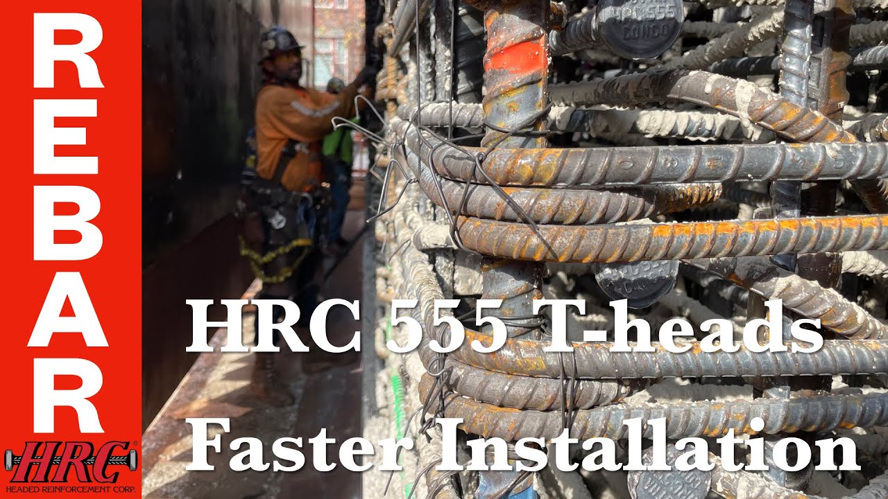 HRC 555 Headed Bars used to replace hooks on horizontal bars