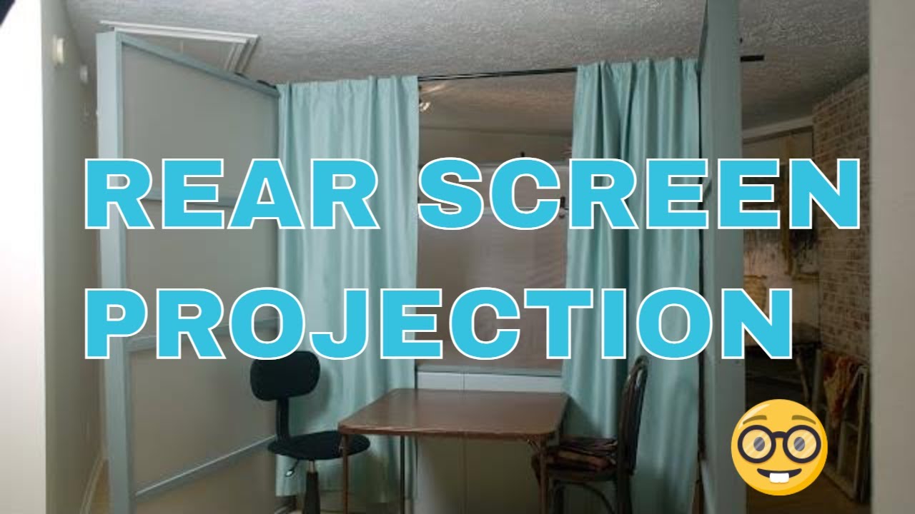 Looking for the right stuff to create the rear screen projection - How I did it.