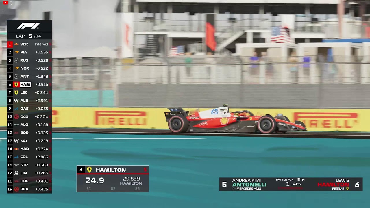 🏁 Lewis Hamilton vs Max Verstappen | F1 26 Game  Miami Grand Prix 2026 🇺🇸 | Miami | #MiamiGP