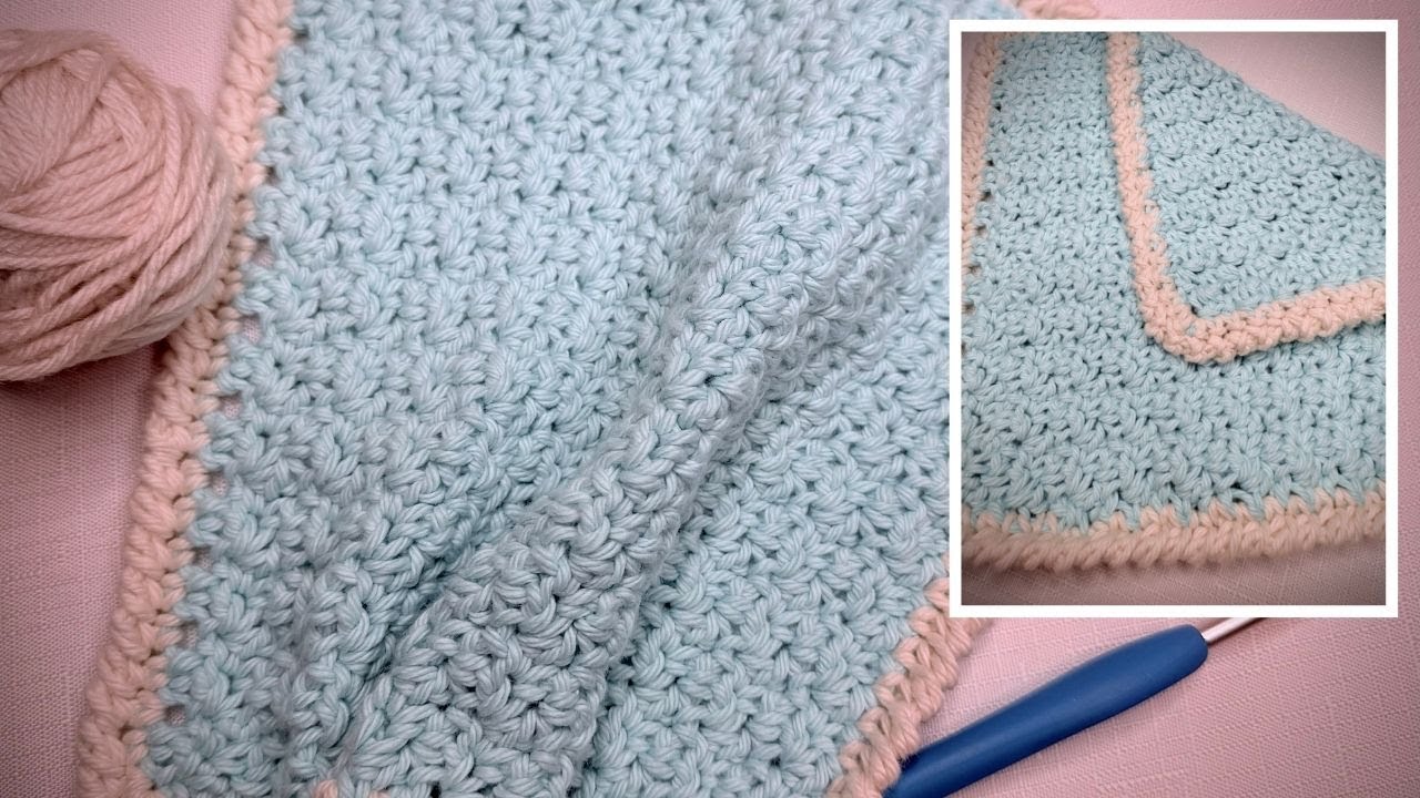 The Hi-Low Stitch Dishcloth - EASY & PRETTY