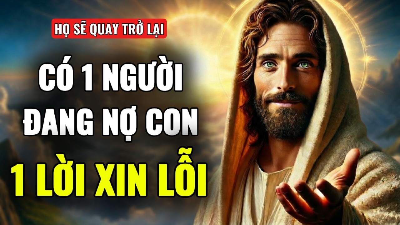 🔴CÓ 1 NGƯỜI NỢ CON LỜI XIN LỖI VÀ HỌ SẼ TRẢ LẠI BẰNG MỘT HÀNH ĐỘNG KHÁC | THÔNG ĐIỆP TỪ CHÚA