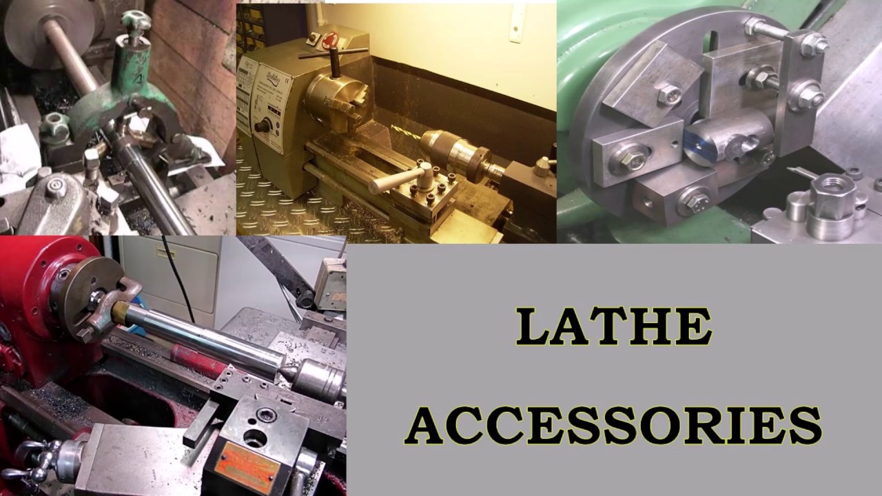 Lathe Accessories, Three Jaw chuck, Four Jaw Chuck, Magnetic Chuck, Face Plate, Mandrel with voice