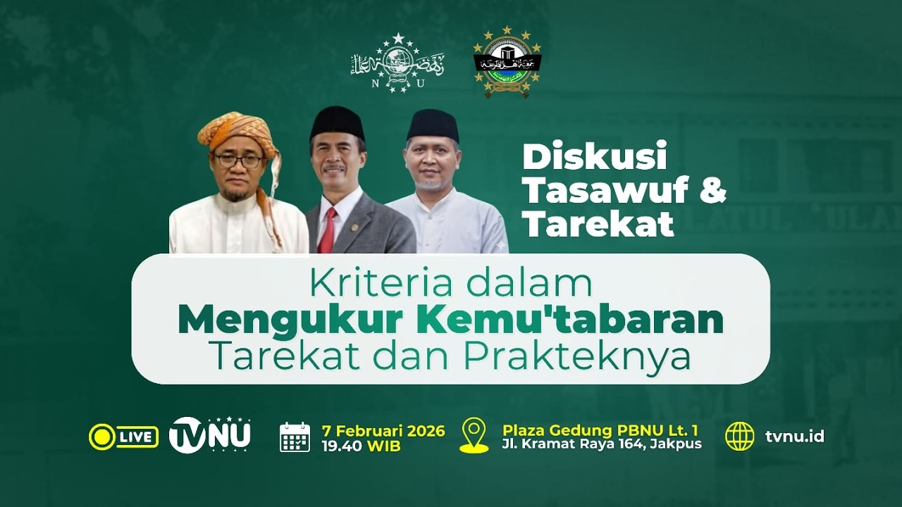 🔴 (LIVE) Diskusi Tasawuf dan Tarekat Bulanan Lajnah Mubahatsah Masail Ash-Shufiyah