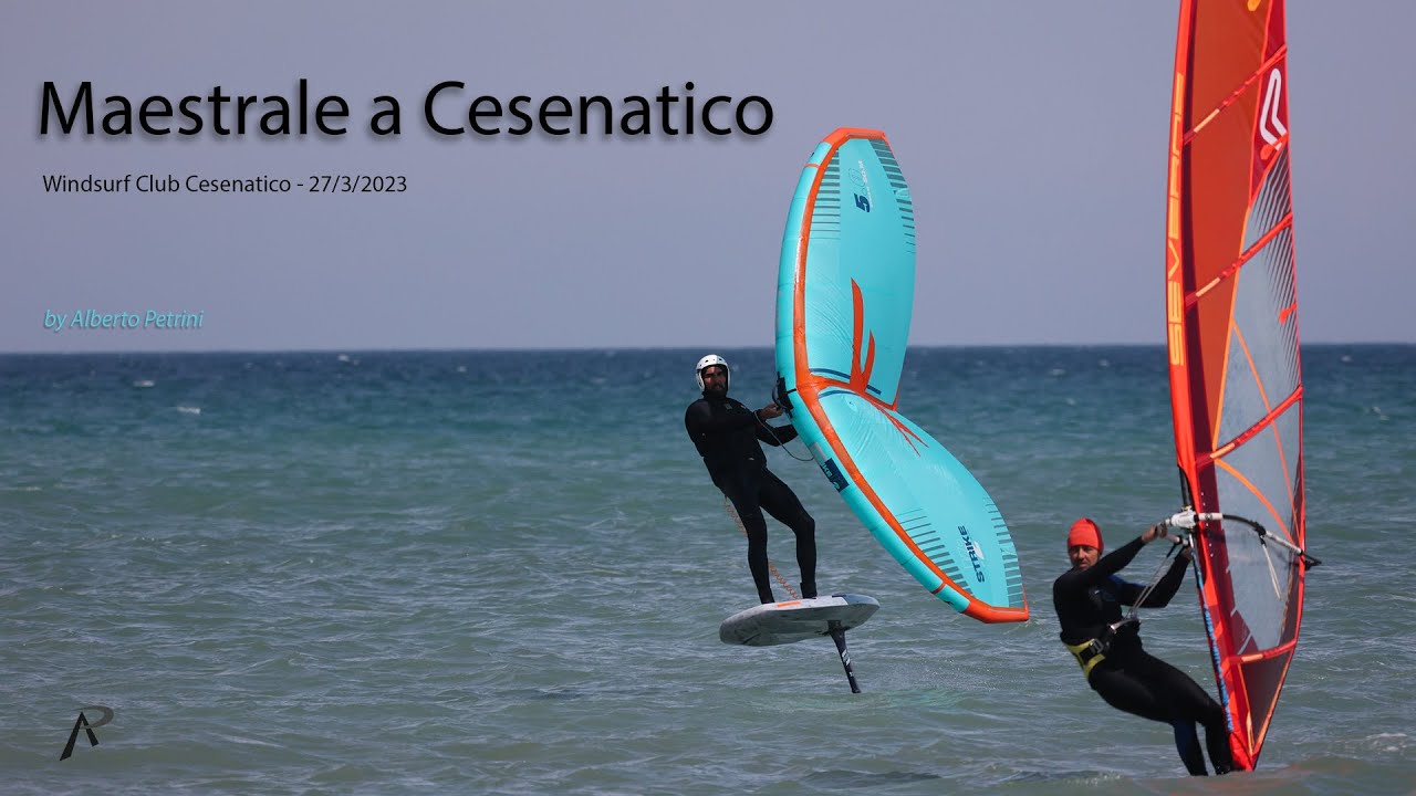Maestrale a Cesenatico - 27 marzo 2023 Wing - Kite - Windsurf
