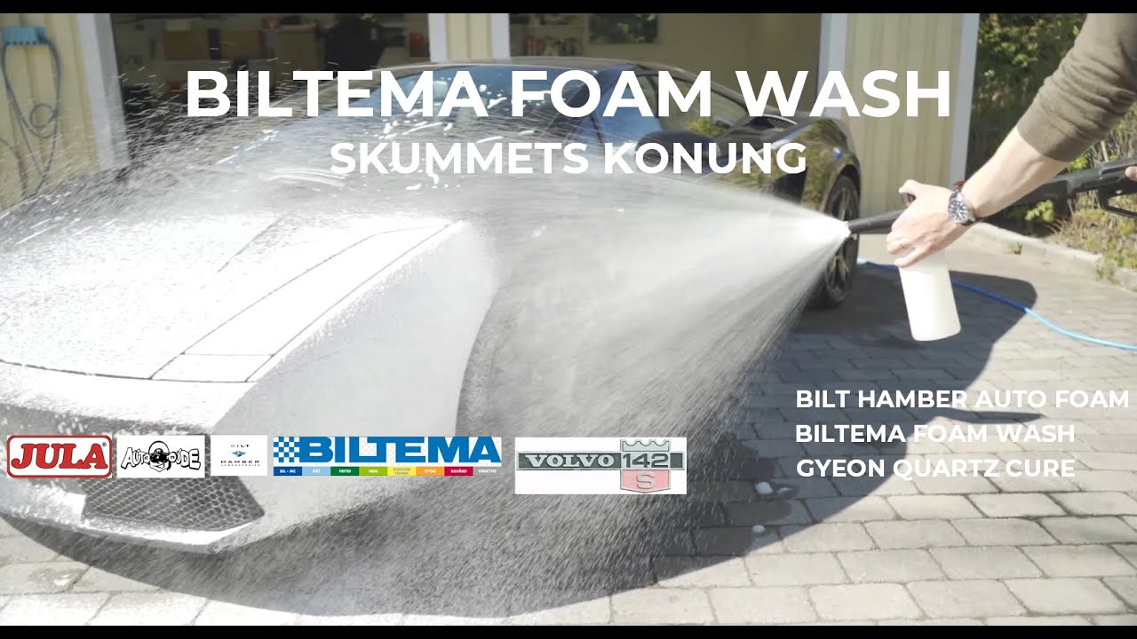 BILTEMA vs PROFFSPRODUKTER | FÖRTVÄTT |  Skummets konung? | TEST PÅ VOLVO 142 | GYEON QUARTZ CURE |