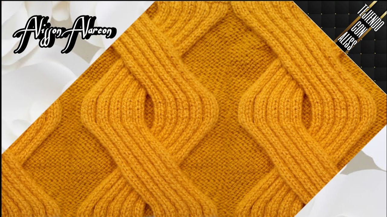 #556 - TEJIDO A DOS AGUJAS / knitting patterns / Alisson . A