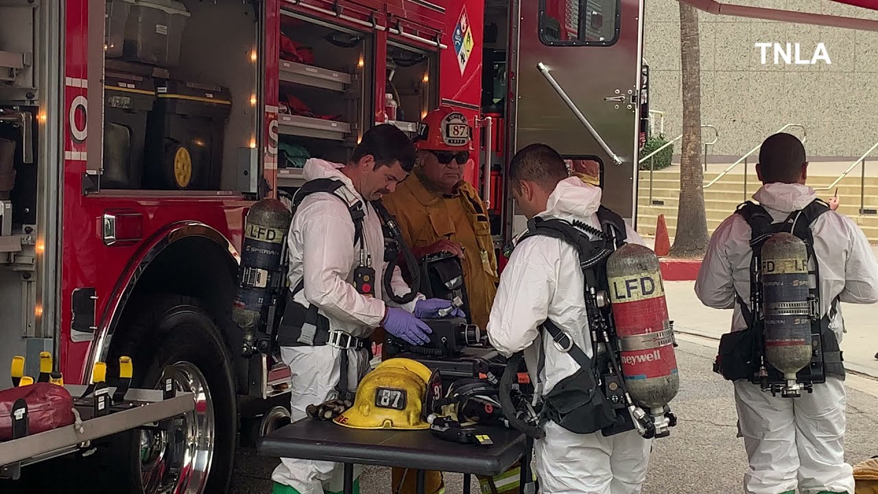 LAFD HAZMAT , LAPD, LASD Respond to Suspicious package!