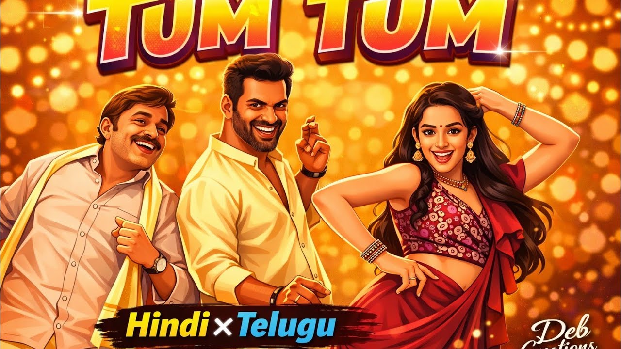 Tum tum | Hindi × Telegu | #viral #song #trending #everyone #hindi #tamil #telugu #southindian 