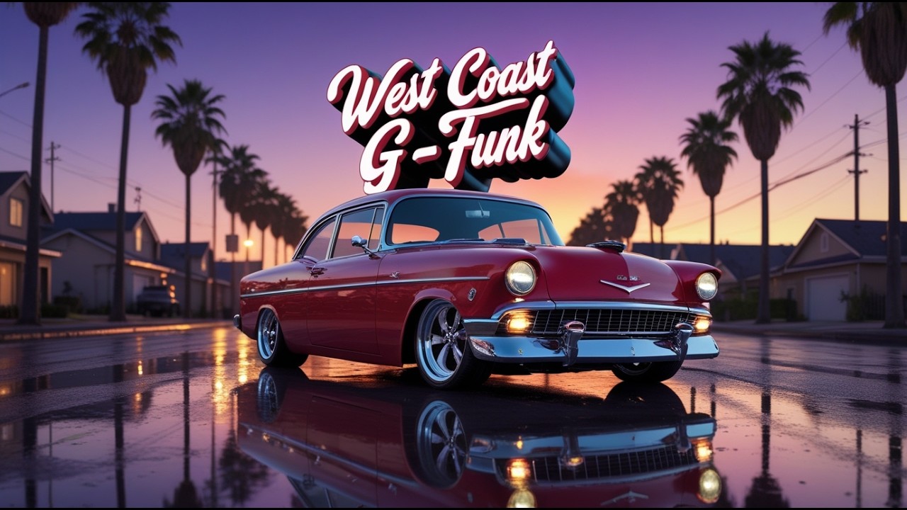 🌇 Golden Hour G-Funk 🌴 West Coast Chill Ride | Late Night Love Drive