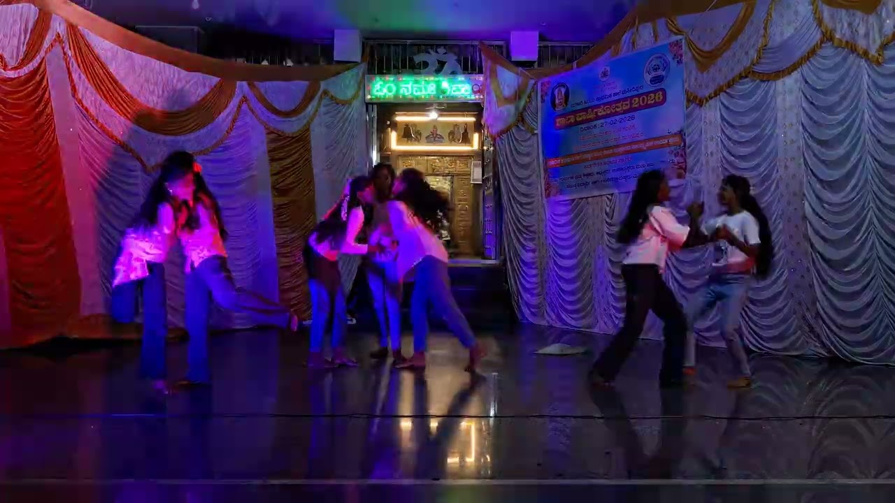 Remix songs dance performance by class 7 th , annual day celebration 