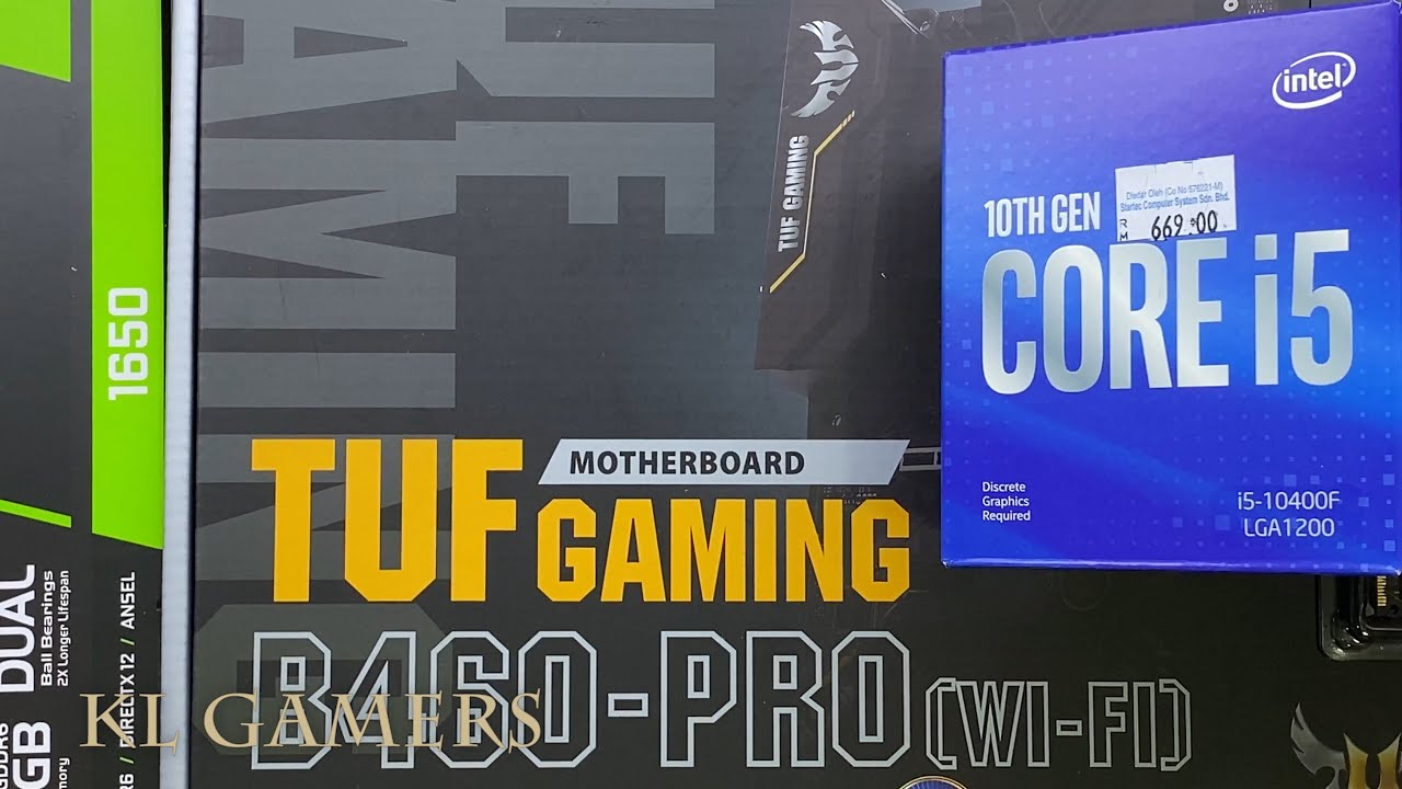 intel Core i5 10400F ASUS TUF GAMING B460-PRO WiFi msi GTX 970 MASTERBOX Q500L Gaming PC Build