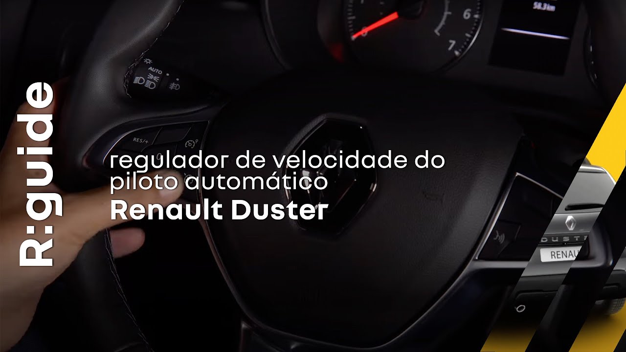 informações sobre o regulador de velocidade do piloto automático | Renault Duster