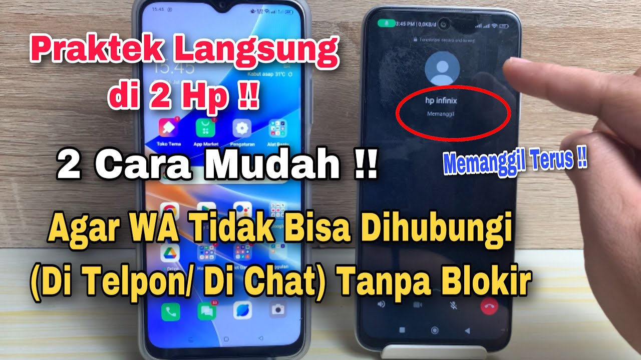 Cara Agar WA Tidak Bisa Di Telpon Tanpa Blokir