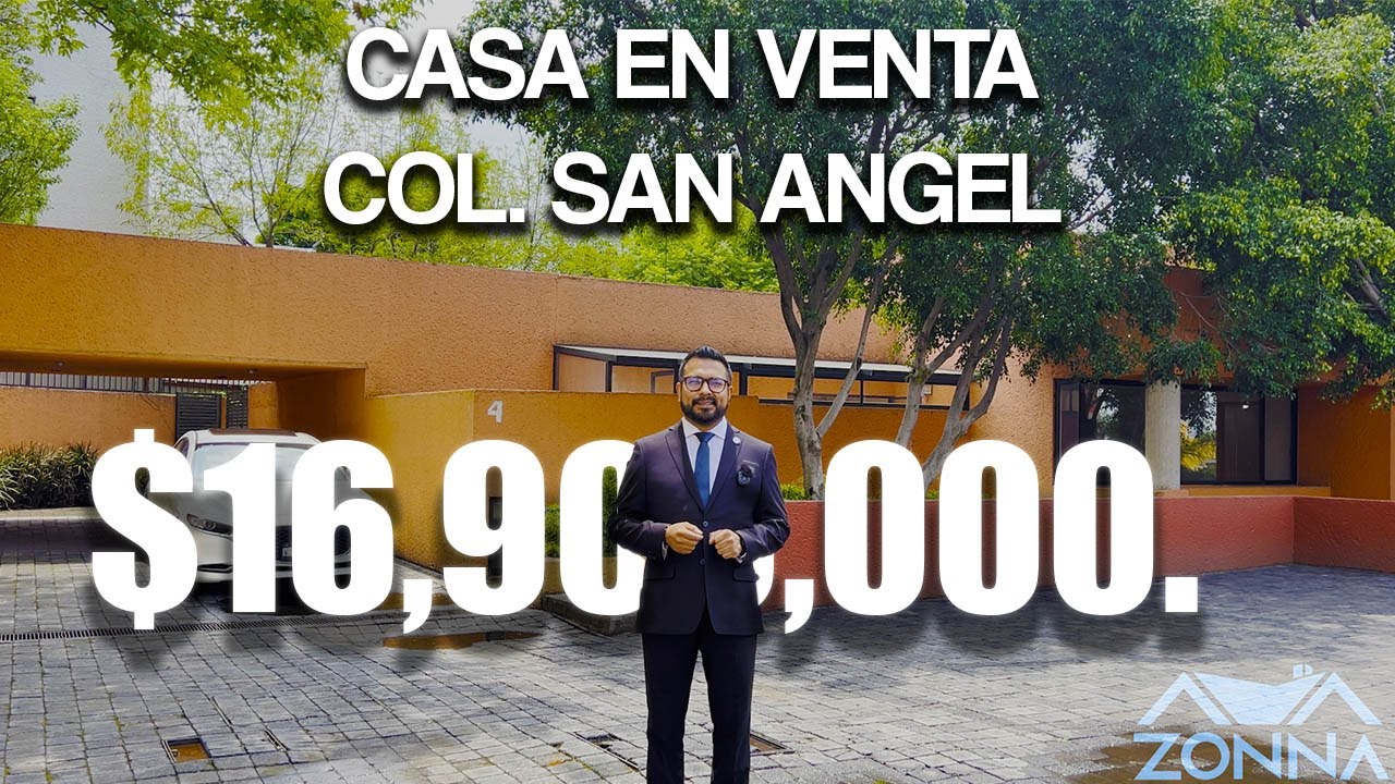 CASA EN VENTA🏡, EN PERIFERICO, COLONIA SAN ANGEL CDMX📍$16,900,000. NO TE LA PUEDES PERDER- TOUR CASA