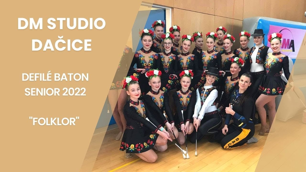 DM studio Dačice - defilé baton senior 2022