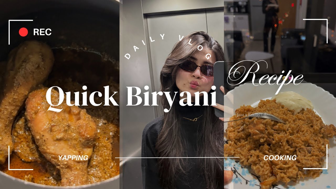 My Go-To Biryani in 30 Minutes 🍛 | Super Easy & Tasty Biryani Recipe for Beginners 🤍