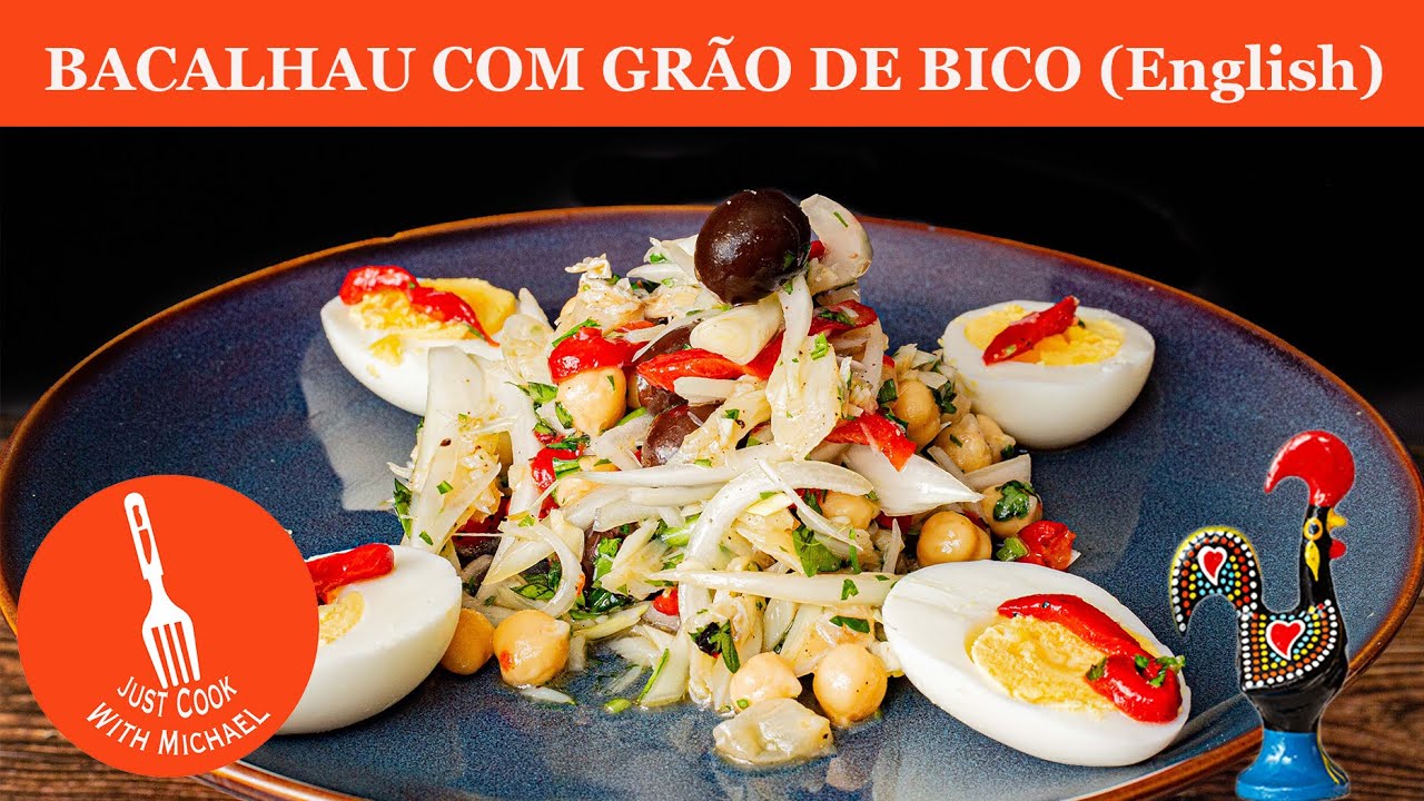 Треска с нутом | BACALHAU COM GÃO DE BICO (английский)