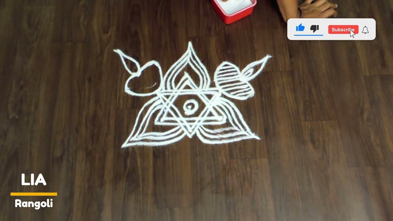 simple and easy rangoli designs for daily use / beautiful kolam designs with dots