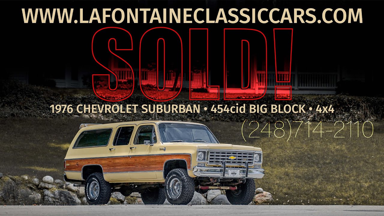 1976 Chevrolet Suburban 454 Big Block Swapped