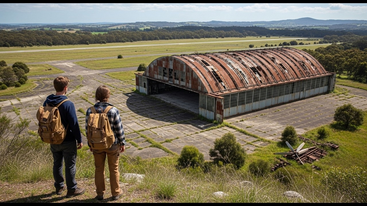 Kicked Out at 17, My Sister and I Bought a Rusted Airplane Hangar for $8 What It Became Changed Us