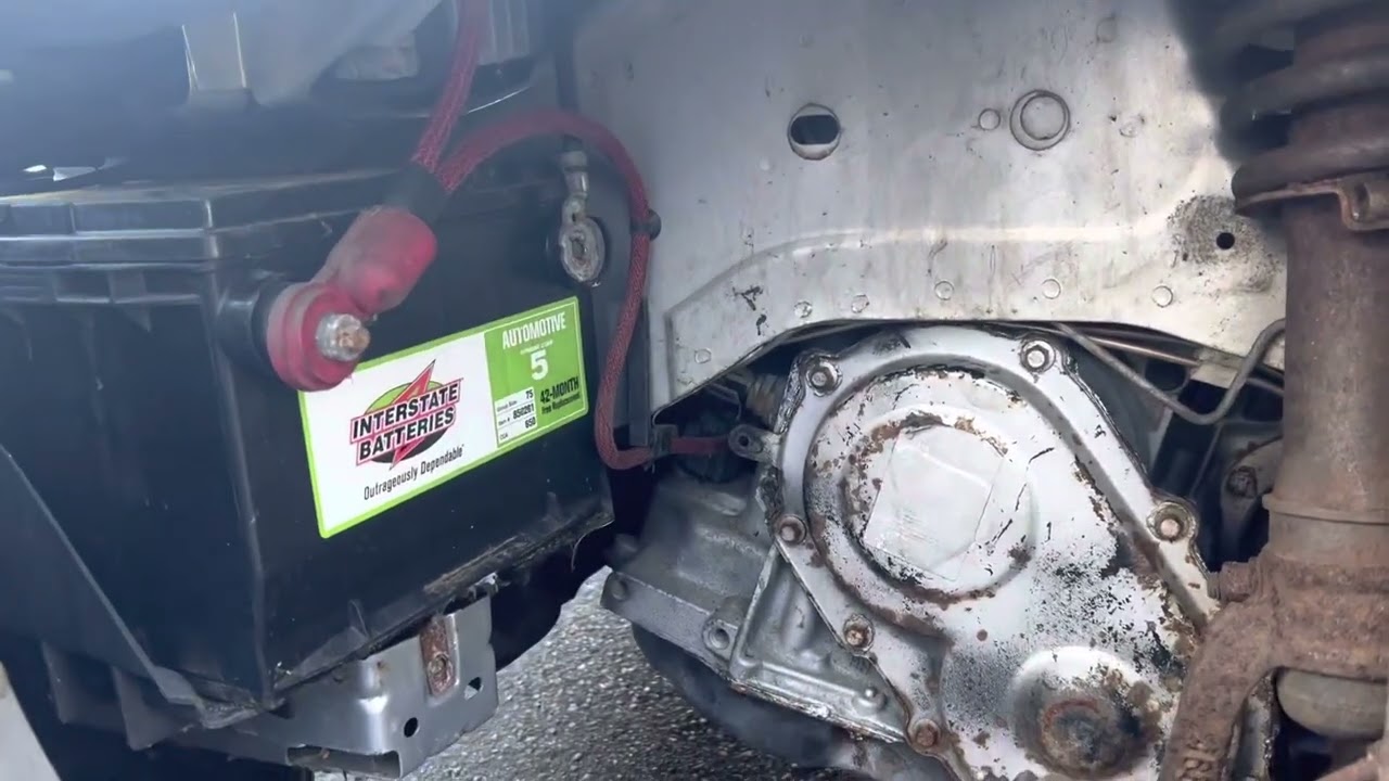2005 Chrysler Sebring battery replacement location