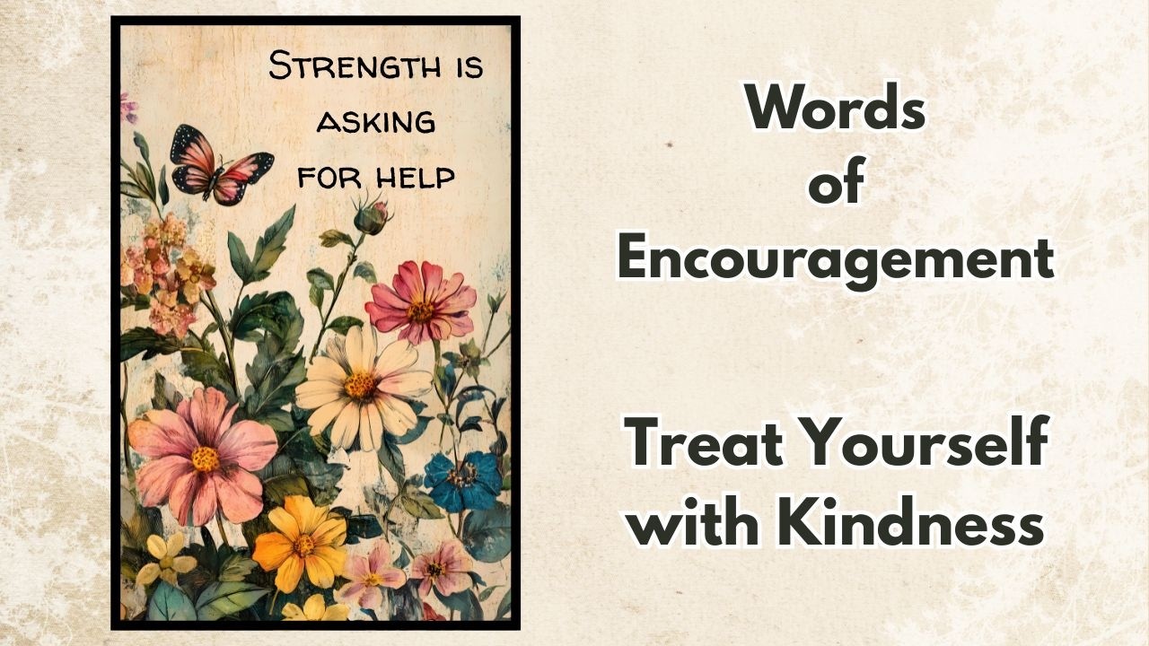 2 min of Encouragement | Treat Yourself with Kindness | Gentle Music, No Talking