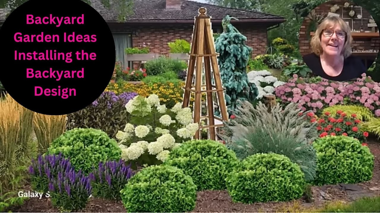 Backyard Garden Ideas-Installing the Design off the Deck