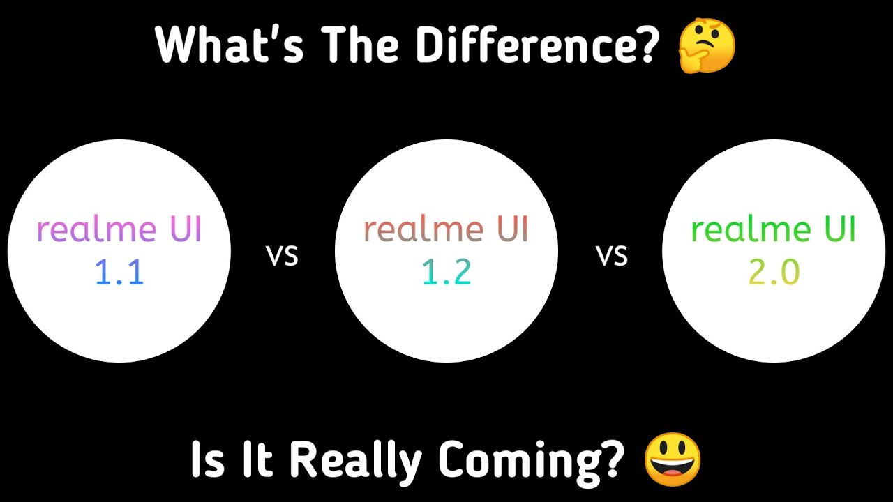 Realme UI 1.1 vs Realme UI 1.2 vs Realme UI 2.0 - What's The Difference? - Is It Really Coming? 🤔