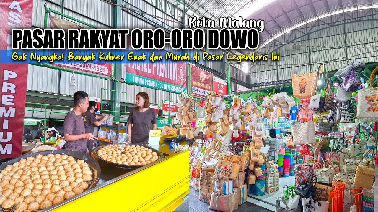 BLUSUKAN DI PASAR TERBERSIH KOTA MALANG: PASAR ORO-ORO DOWO || TEMPAT KULINERAN MAHASISWA MALANG