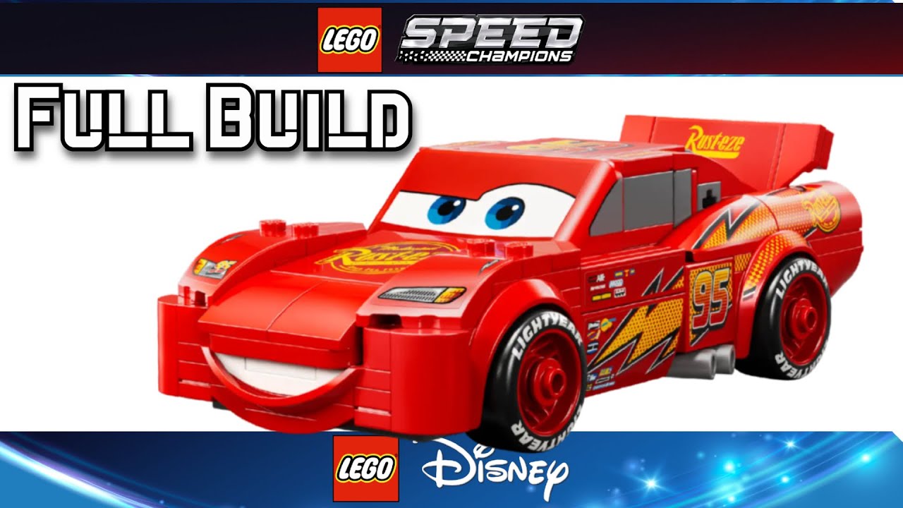 FULL build NEW 2026 Lightning McQueen LEGO Speed Champion 77255 ASMR
