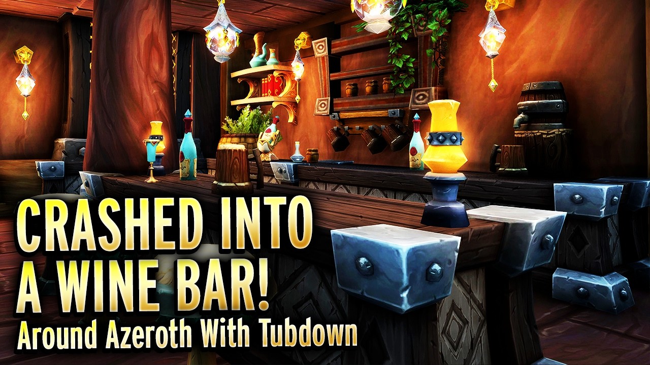An Inspiring Wine Bar, With a Twist! Around Azeroth with Ducky WoW Housing Tour