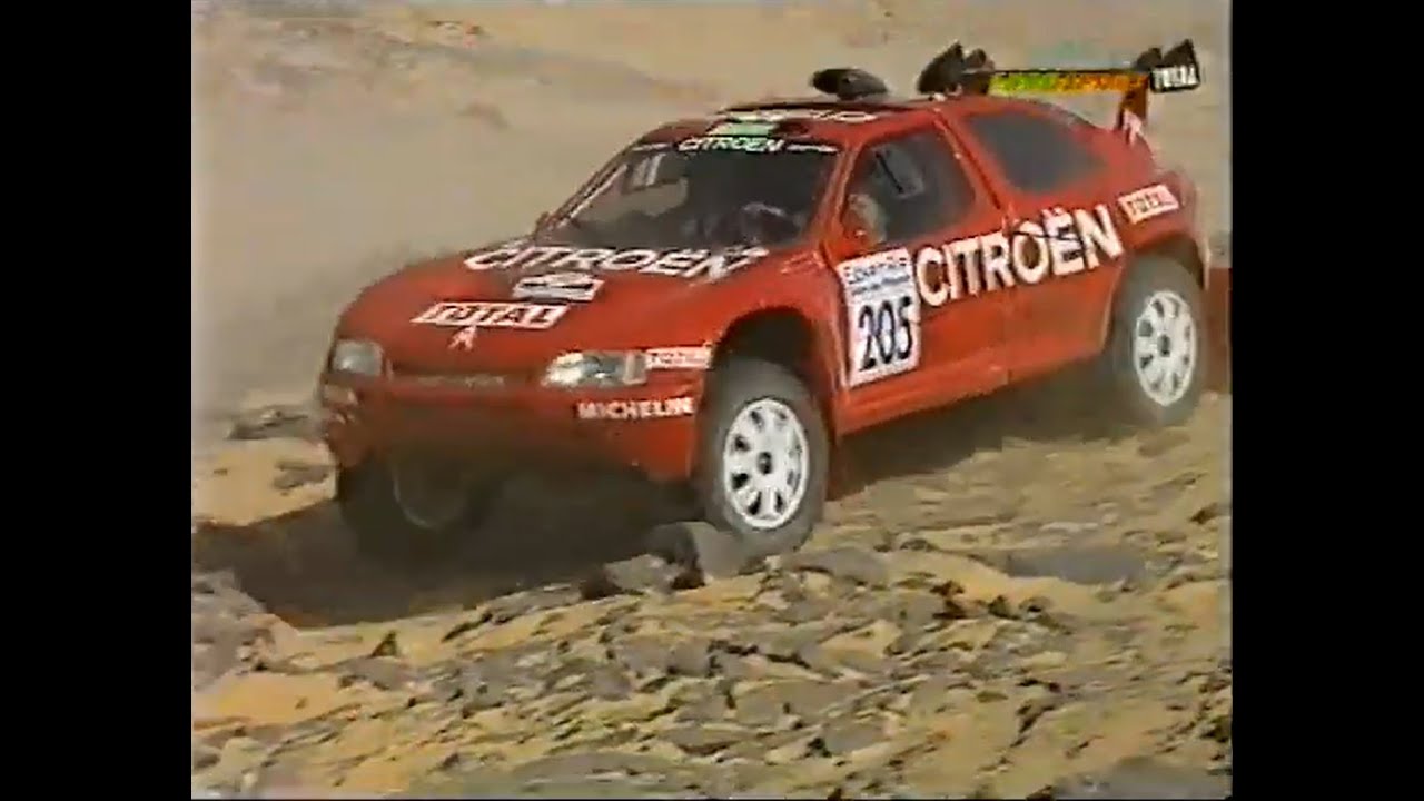 1993 Pharaohs Rally Raid - Stage 6 - Citroen ZX - Mitsubishi Pajero - Eurosport