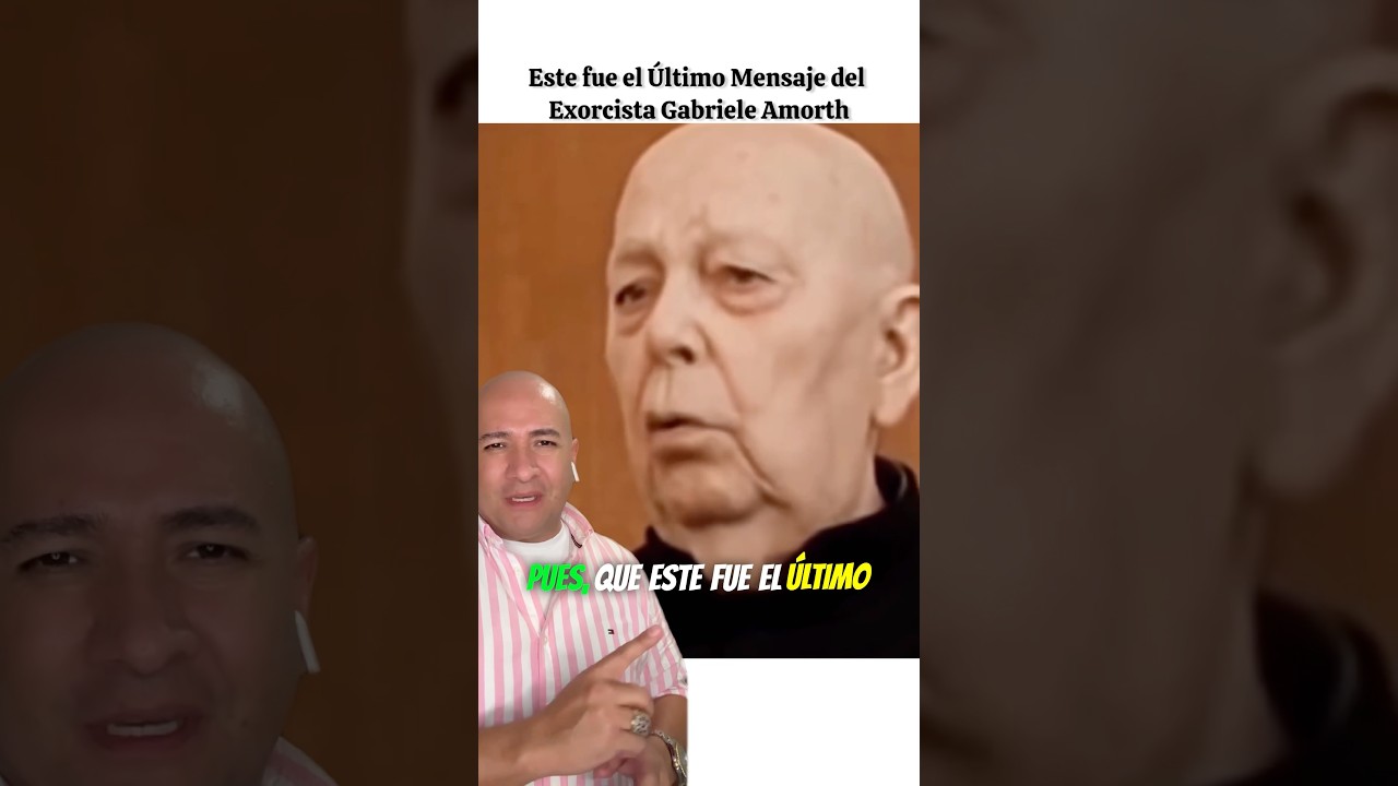 El &uacute;ltimo mensaje que dej&oacute; el famoso y excelente Exorcista Gabriele Amorth.
