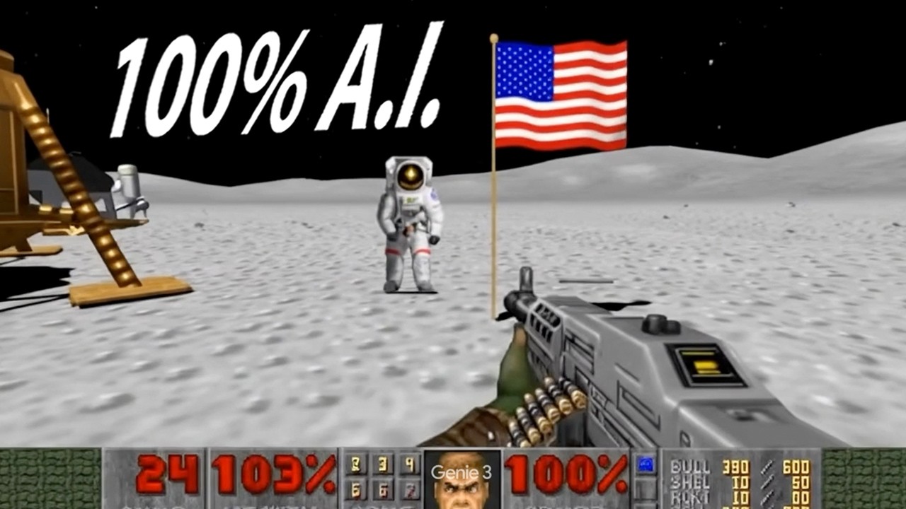 Can Google's A.I. Video Game Generator Run Doom?