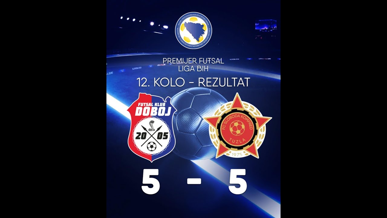 Futsal Klub Doboj -  FC Sloboda Kompred Tuzla 12. kolo 05.02.2023. NFSBIH