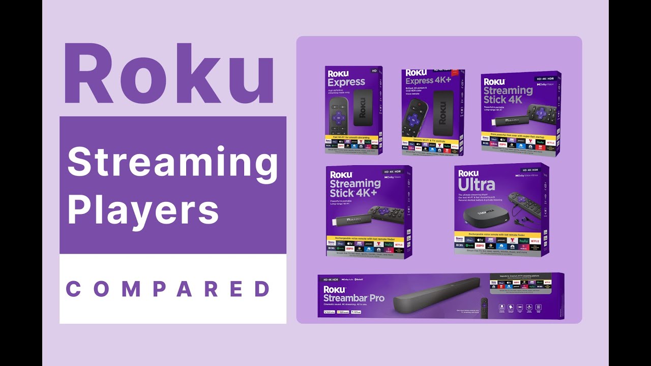 Roku streaming player buying guide 2023 | Roku Express vs Streaming stick 4K+ vs Ultra vs Streambar