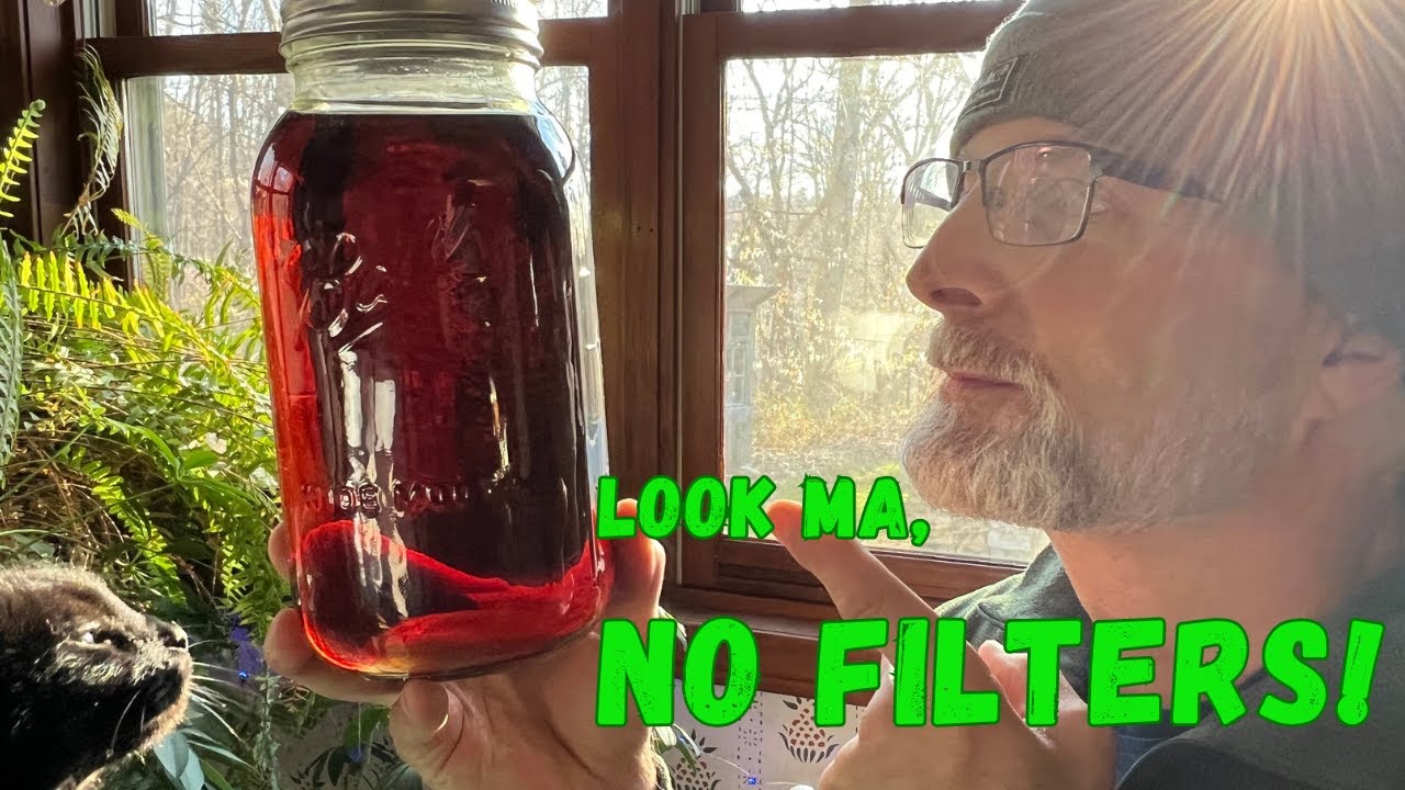 Crystal clear maple syrup no messy  filters!