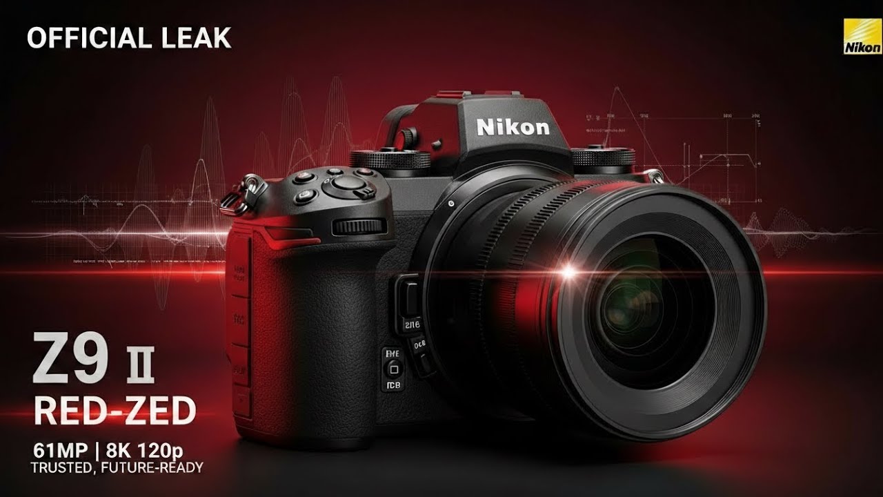 Nikon Z9 II LEAKS: The "RED-ZED" Hybrid is Finally Here! (61MP & 8K/120p)