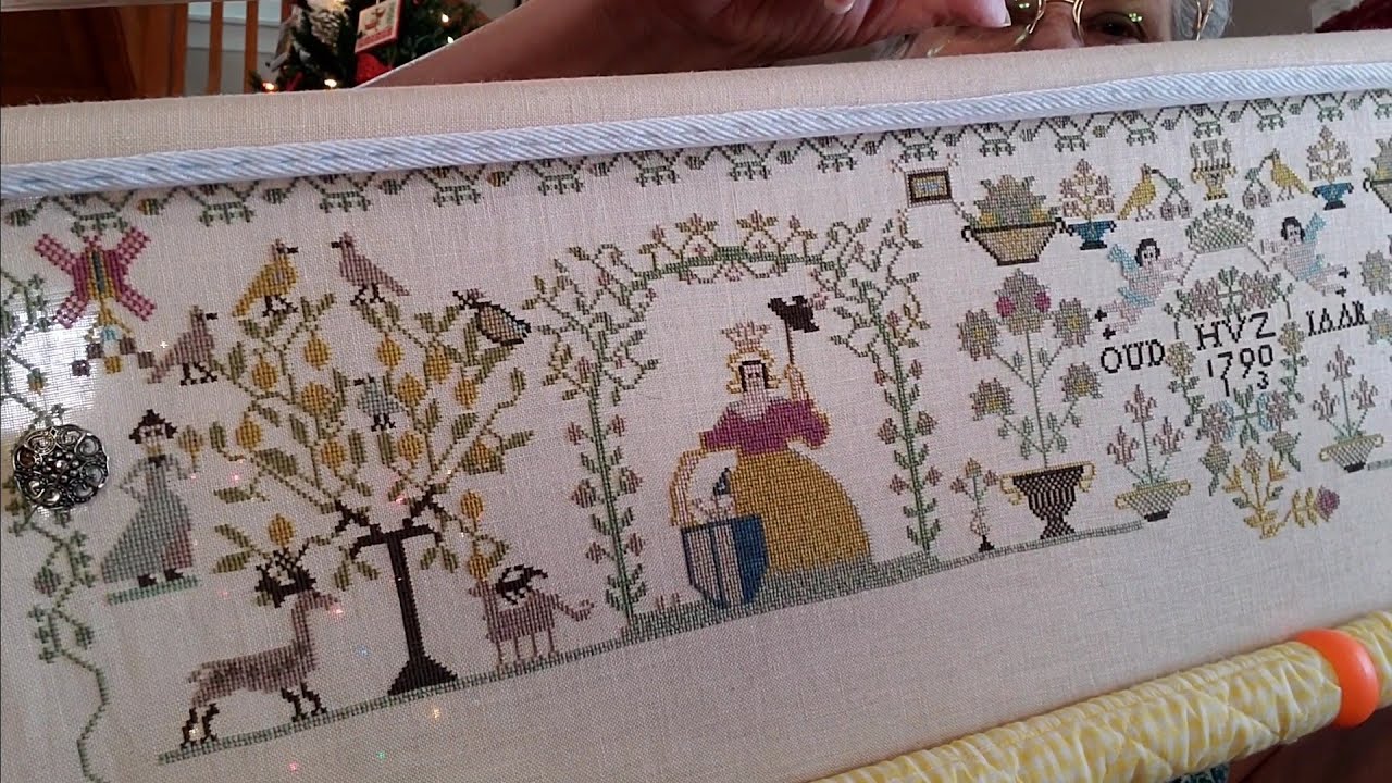 Flosstube #17,  wips, stitch your stash, 12x12 and 2023 plans