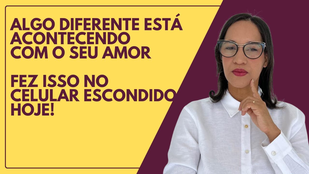 AO VIVO: O seu amor fez isso escondido no celular hoje, Vc não imagina o que está acontecendo!