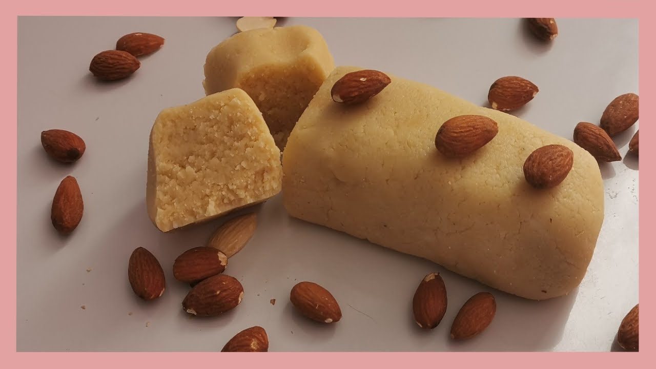 Pâte d'amande - Recette facile et rapide / Almond paste - Quick and easy recipe