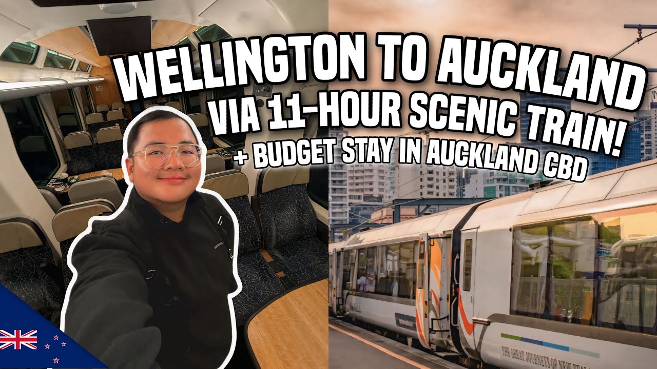 NEW ZEALAND’S MOST POPULAR TRAIN: WELLINGTON TO AUCKLAND 🇳🇿 | Ivan de Guzman
