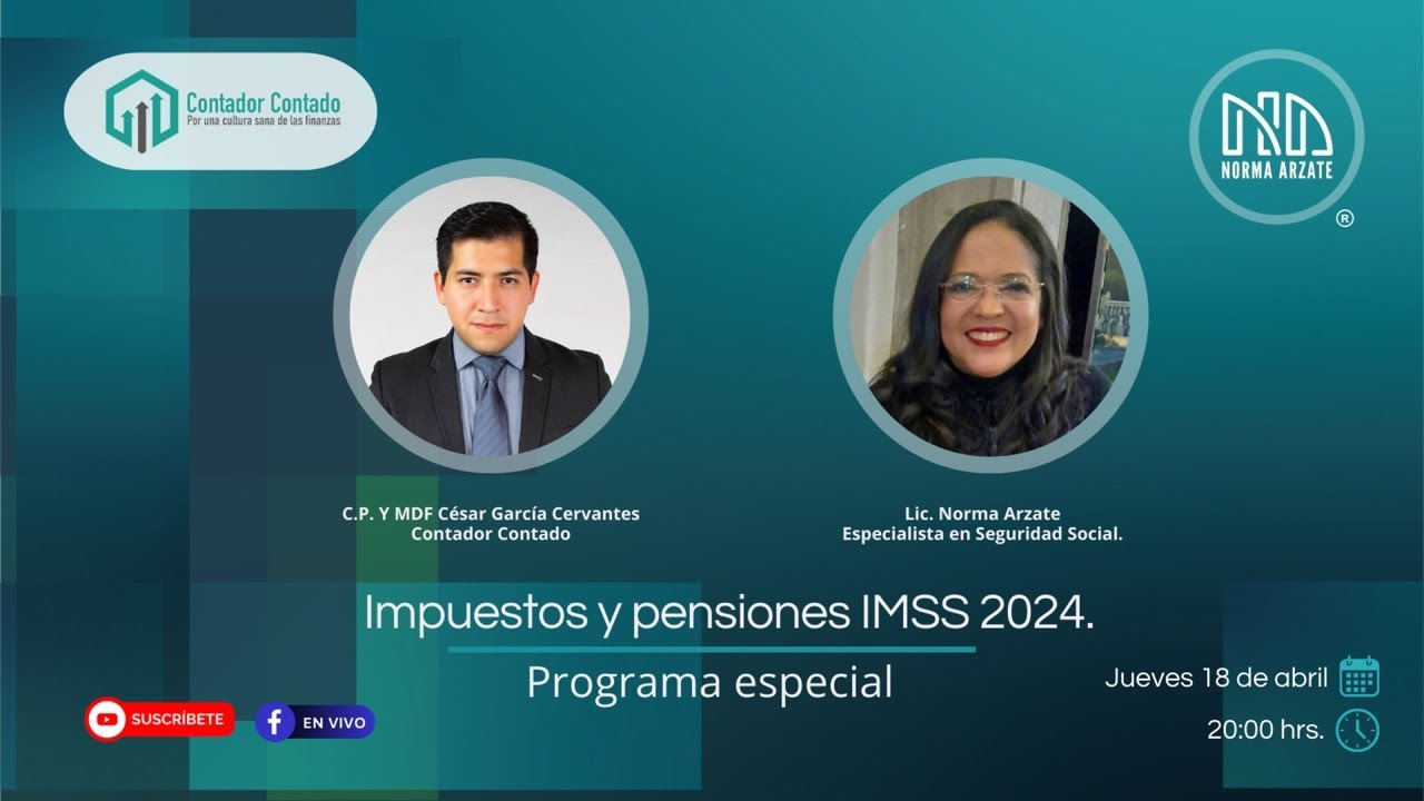 Налоги и пенсии IMSS 2024.