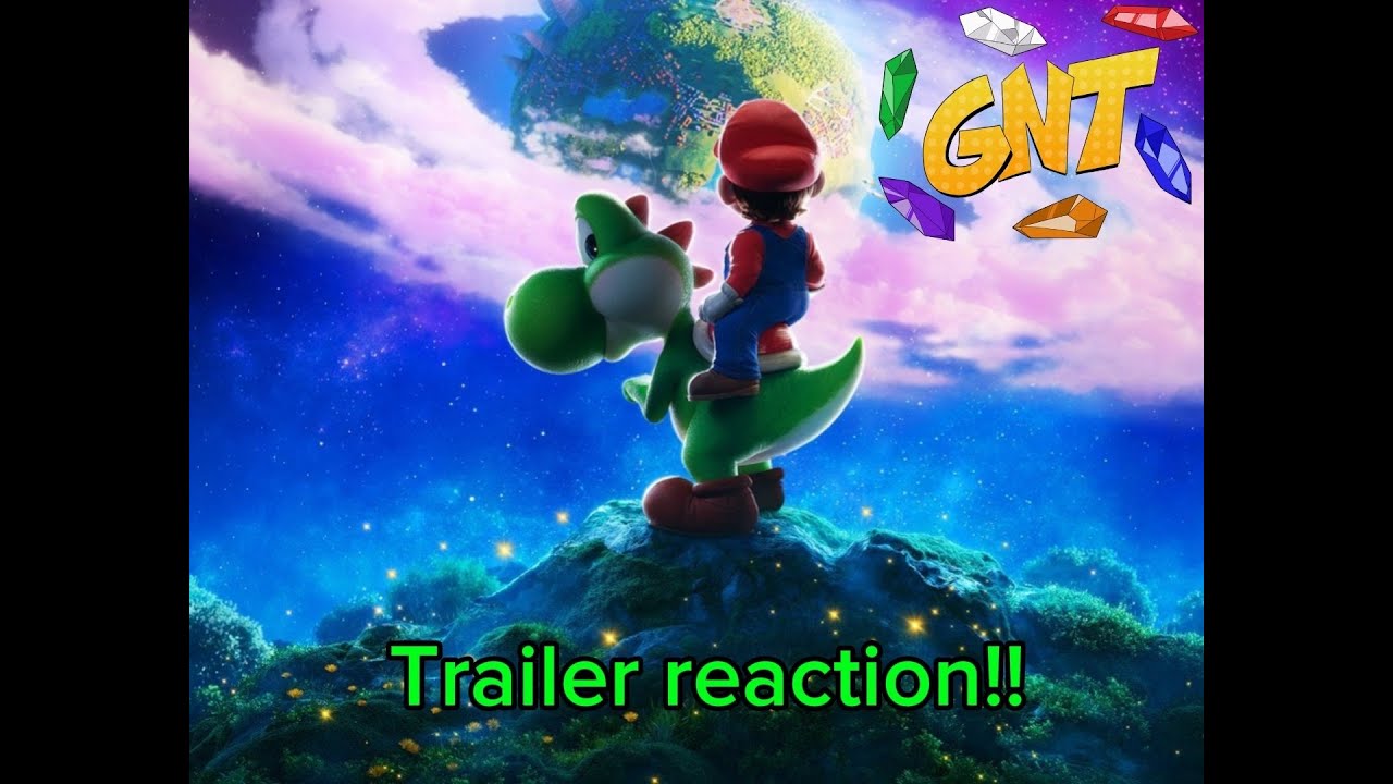 “YOSHI IS HERE!! | Mario Galaxy Trailer Reaction – Geeks at the Nerd Table”