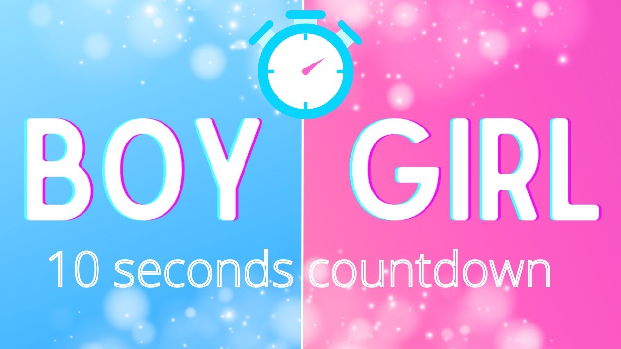 💙 Boy OR Girl? 💗 GENDER REVEAL FREE TEMPLATE - Best for BABY SHOWER! 👶💛